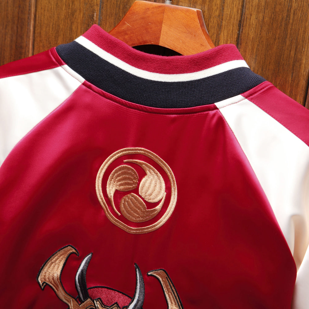 Crimson Raijin Samurai Sukajan Jacket