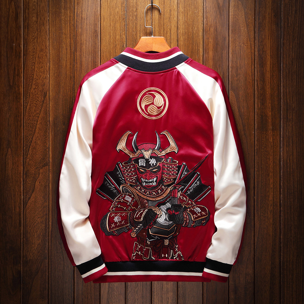 Crimson Raijin Samurai Sukajan Jacket