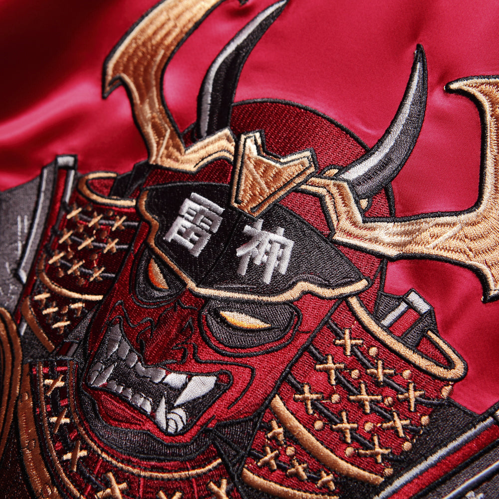 Crimson Raijin Samurai Sukajan Jacket