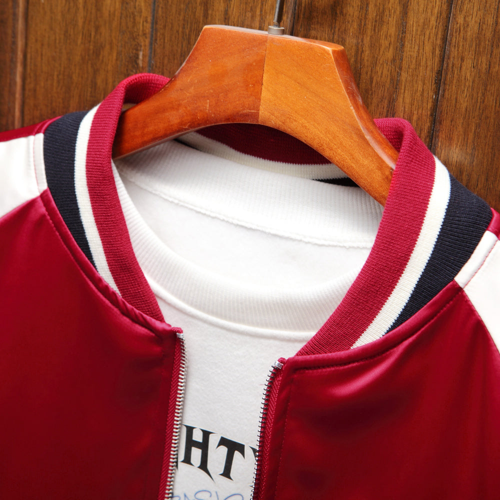 Crimson Raijin Samurai Sukajan Jacket
