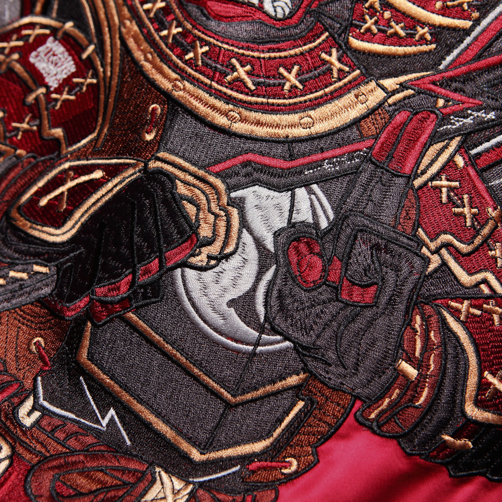 Crimson Raijin Samurai Sukajan Jacket