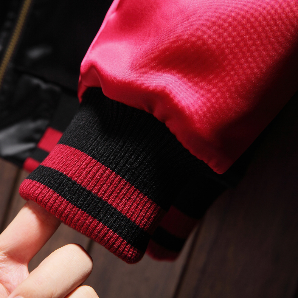 Fiery Nine Tailed Kitsune Sukajan Jacket