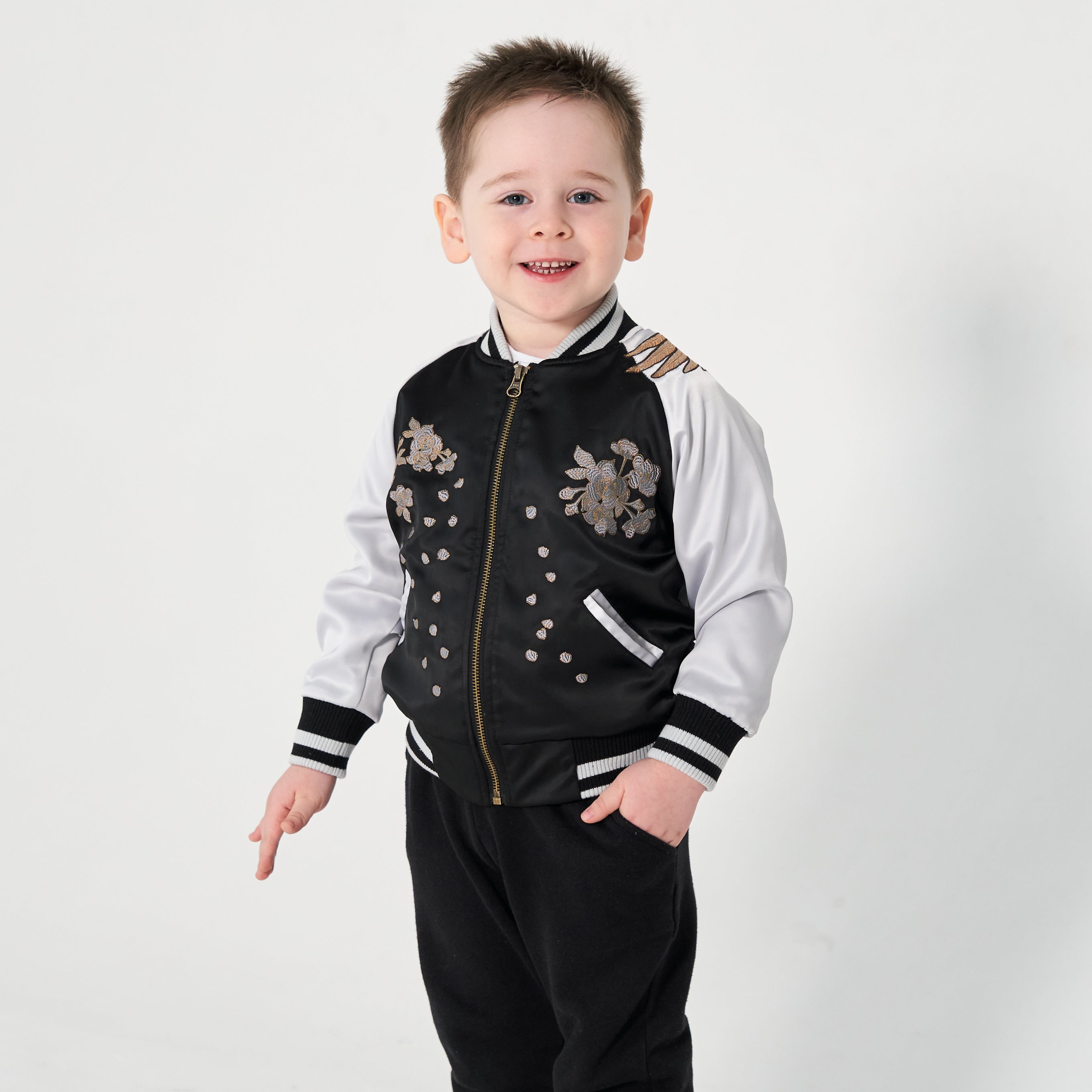Phoenix Sukajan Souvenir Jacket for Kids