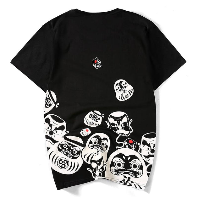 Japanese Daruma Doll Painted T-shirt – Koisea