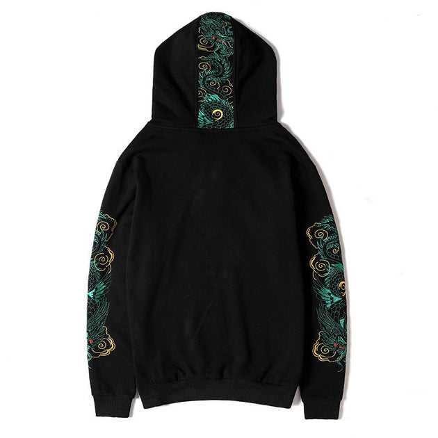 Yelan Face Boxed Embroidered + Sleeve Hoodie Size sale S-XXL