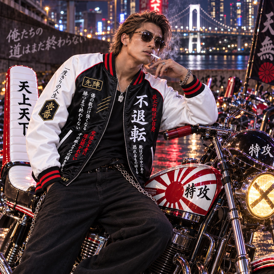 Japanese Bosozoku Sukajan Jacket