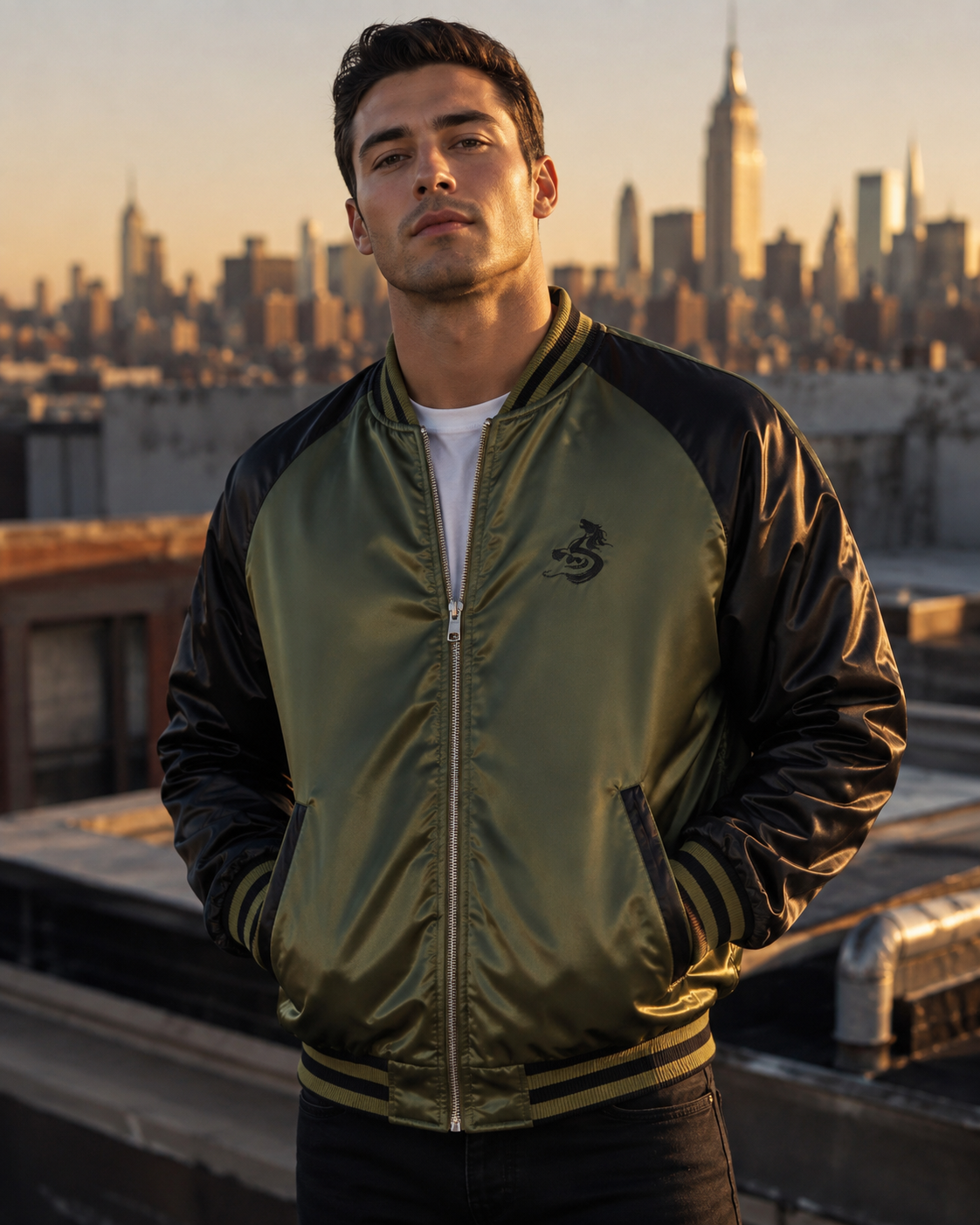 Flameborn Pegasus Horse Sukajan Jacket