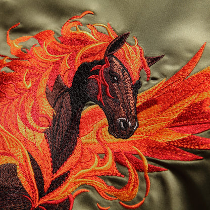 Flameborn Pegasus Horse Sukajan Jacket