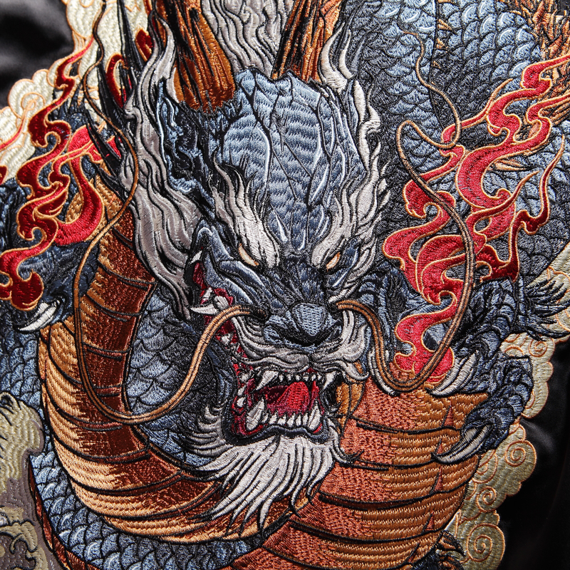 Japanese Blue Dragon Sukajan Jacket – Koisea