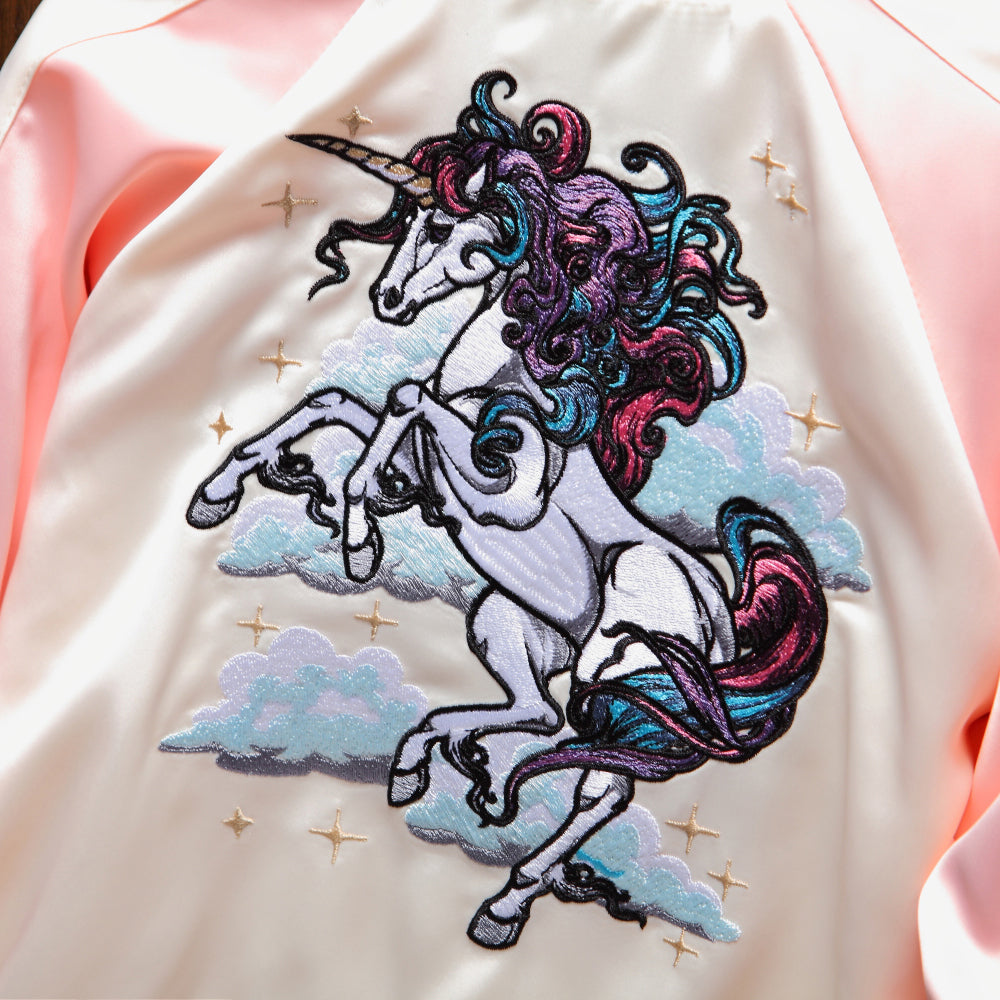 Rainbow Unicorn Souvenir Jacket for Kids – Koisea