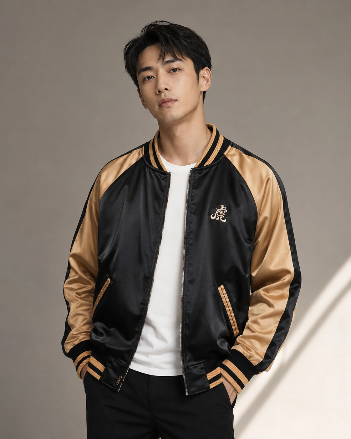 Sakura Tiger in Bloom Sukajan Jacket