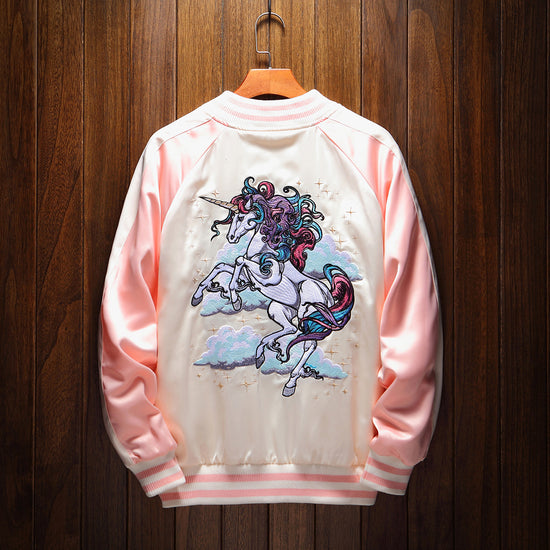 Rainbow Unicorn Sukajan Jacket