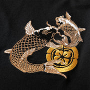 Double Dragon & Koi Sukajan T-shirt