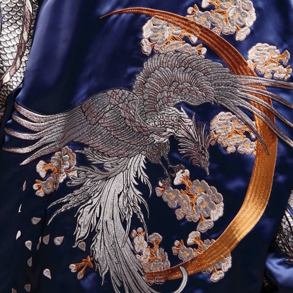 Double Dragon & Phoenix Sukajan Souvenir Jacket – Koisea