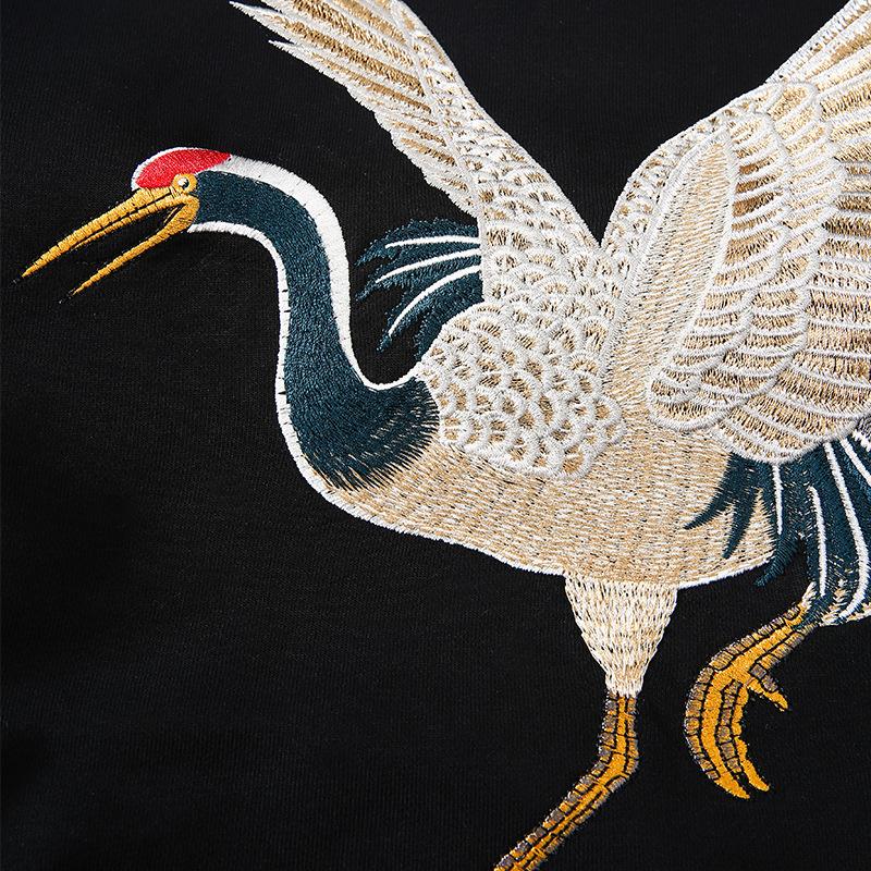 Japanese Crane and Blossom hand embroidery- Sparrow & Thread : r/Embroidery