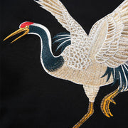 Crane Embroidery Sweatshirt