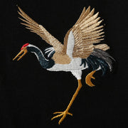 Embroidered Crane Sukajan T-shirt