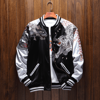Four Legendary Creatures Sukajan Souvenir Jacket – Koisea Four Legendary Creatures Sukajan Souvenir Jacket – Koisea