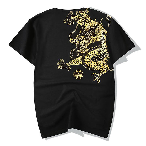 Gold 2024 dragon shirt