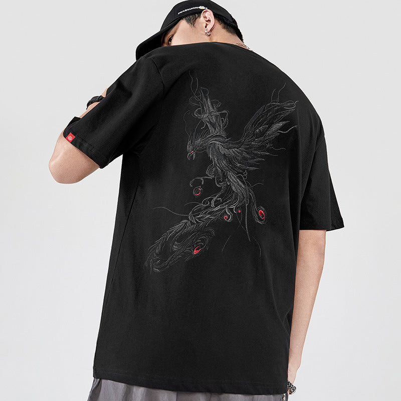 Phoenix Embroidered Sukajan Tshirt Koisea