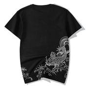 Red Koi Painted T-shirt