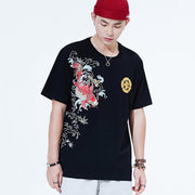 Red Koi Painted T-shirt