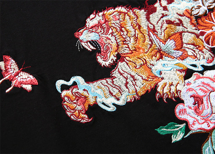 The Big Cat Embroidery T-shirt – Koisea